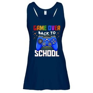 Game Over Back To School Funny Ladies Essential Flowy Tank