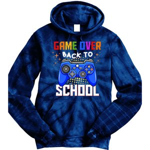 Game Over Back To School Funny Tie Dye Hoodie