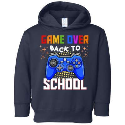 Game Over Back To School Funny Toddler Hoodie