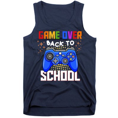Game Over Back To School Funny Tank Top