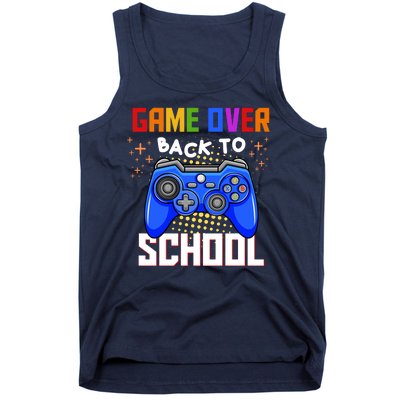 Game Over Back To School Funny Tank Top