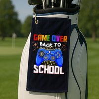 Game Over Back To School Funny Golf Towel