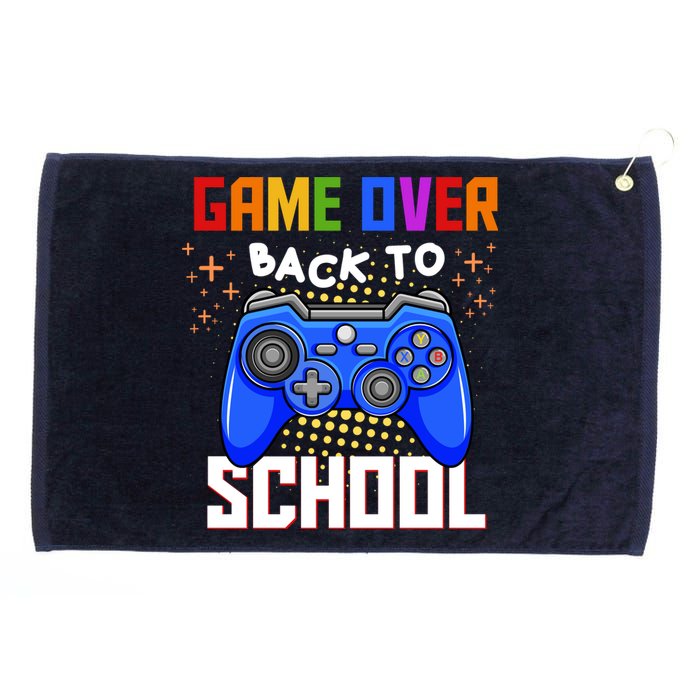 Game Over Back To School Funny Grommeted Golf Towel