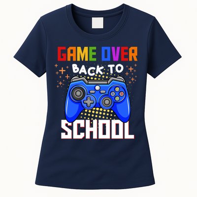 Game Over Back To School Funny Womens T-Shirt