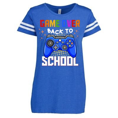 Game Over Back To School Funny Enza Ladies Jersey Football T-Shirt