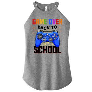 Game Over Back To School Funny Women's Perfect Tri Rocker Tank