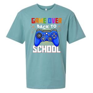 Game Over Back To School Funny Sueded Cloud Jersey T-Shirt