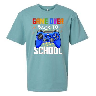 Game Over Back To School Funny Sueded Cloud Jersey T-Shirt