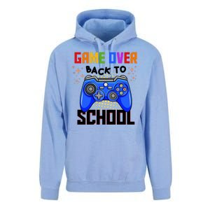 Game Over Back To School Funny Unisex Surf Hoodie