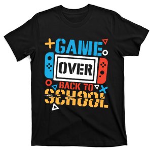 Game Over Back To School Gamer T-Shirt