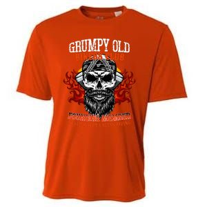 Grumpy Old Bikers Club Founding Member Motorcycle Riders Cooling Performance Crew T-Shirt