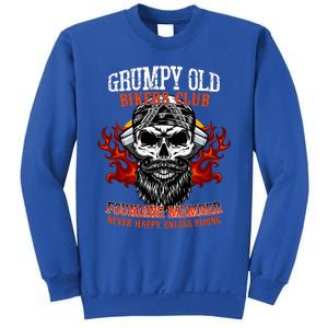 Grumpy Old Bikers Club Founding Member Motorcycle Riders Sweatshirt