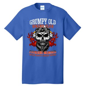 Grumpy Old Bikers Club Founding Member Motorcycle Riders Tall T-Shirt