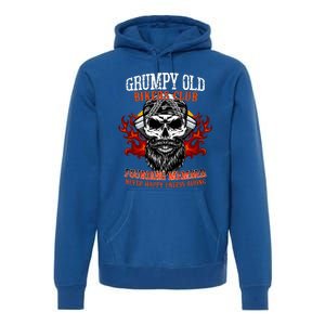 Grumpy Old Bikers Club Founding Member Motorcycle Riders Premium Hoodie