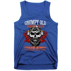 Grumpy Old Bikers Club Founding Member Motorcycle Riders Tank Top