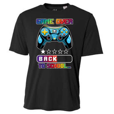 Game Over Back To School Gamer Cooling Performance Crew T-Shirt