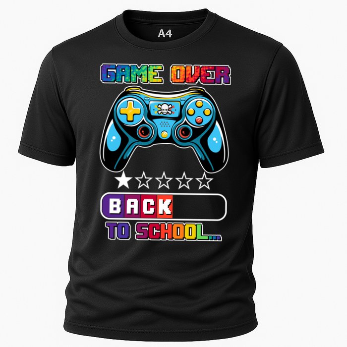 Game Over Back To School Gamer Cooling Performance Crew T-Shirt