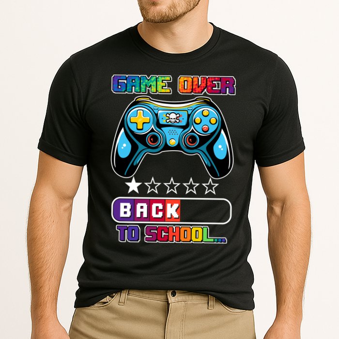 Game Over Back To School Gamer Cooling Performance Crew T-Shirt