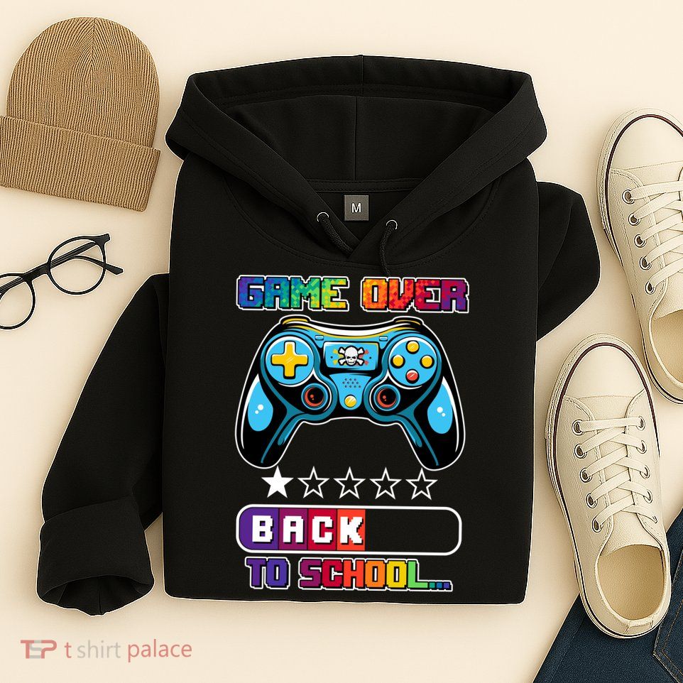 Game Over Back To School Gamer Hoodie