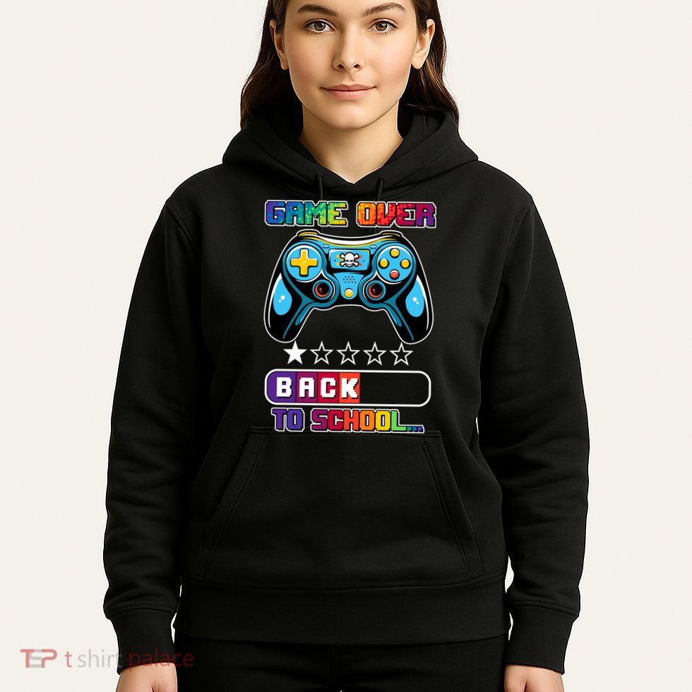 Game Over Back To School Gamer Hoodie