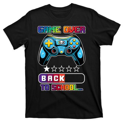 Game Over Back To School Gamer T-Shirt