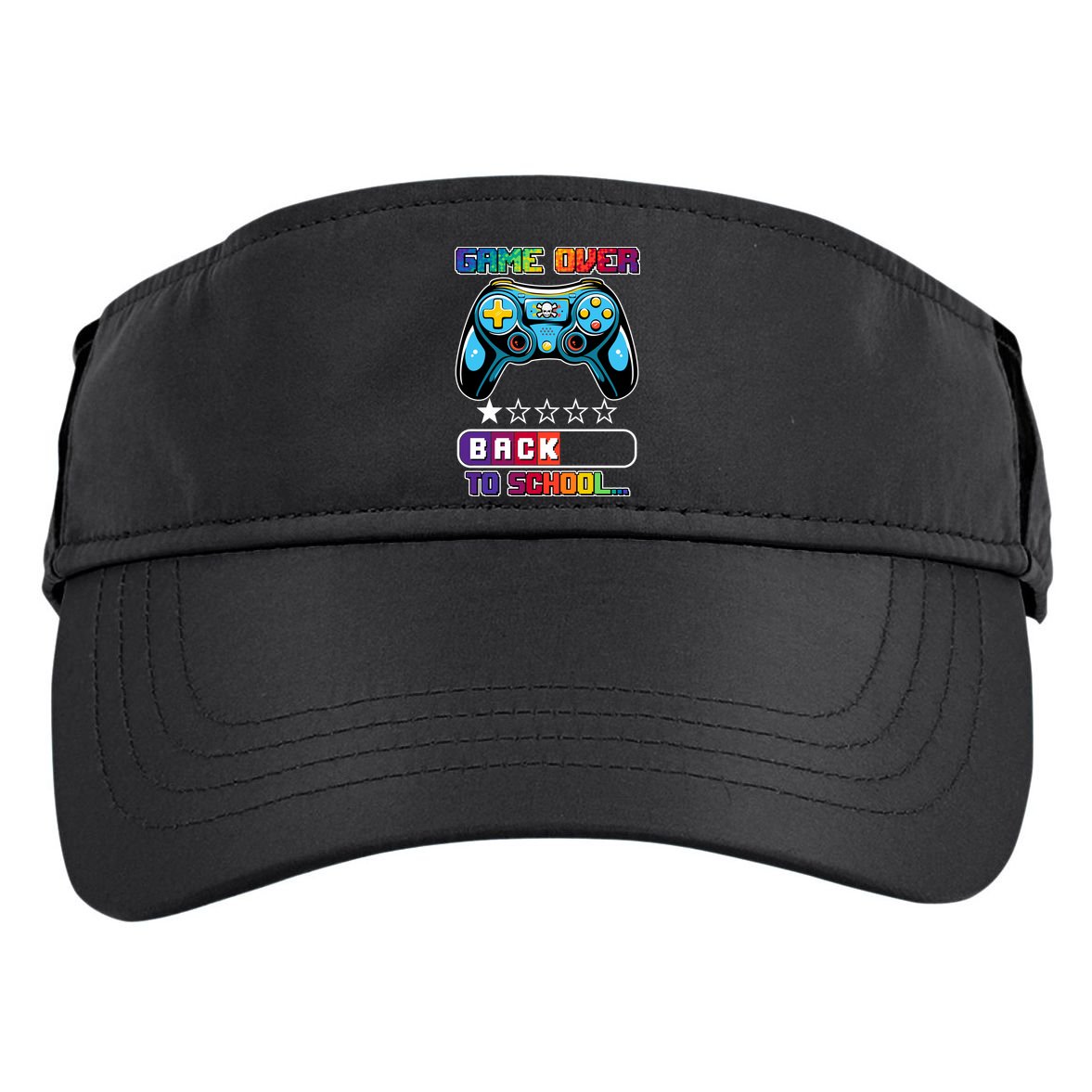Game Over Back To School Gamer Adult Drive Performance Visor