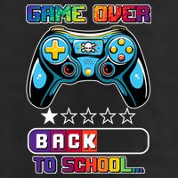 Game Over Back To School Gamer Adult Drive Performance Visor
