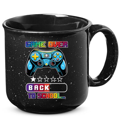 Game Over Back To School Gamer 15oz Campfire Ceramic Mug