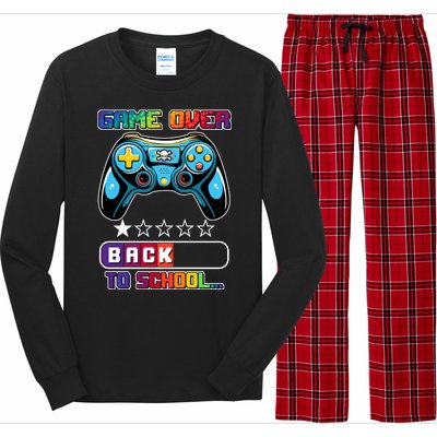 Game Over Back To School Gamer Long Sleeve Pajama Set