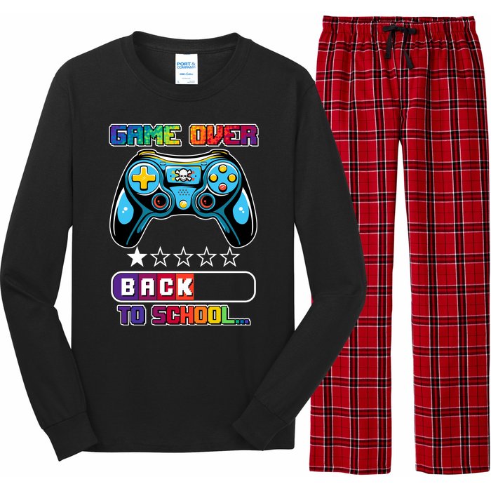 Game Over Back To School Gamer Long Sleeve Pajama Set