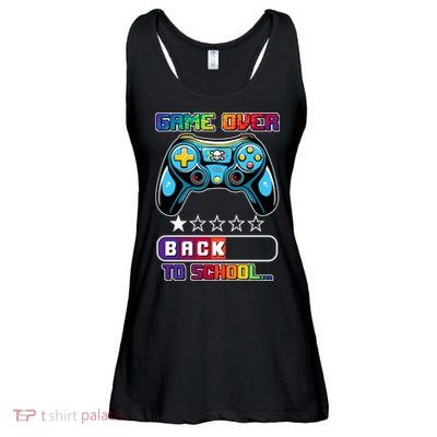 Game Over Back To School Gamer Ladies Essential Flowy Tank