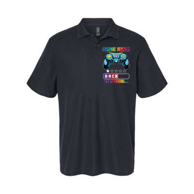 Game Over Back To School Gamer Softstyle Adult Sport Polo