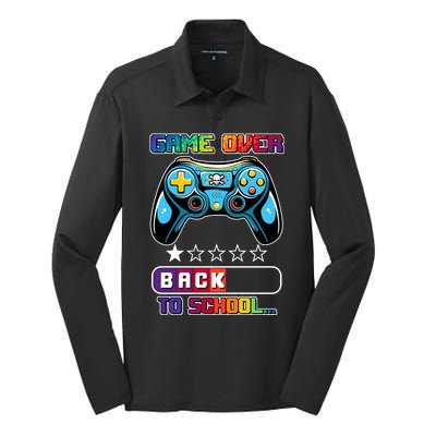 Game Over Back To School Gamer Silk Touch Performance Long Sleeve Polo