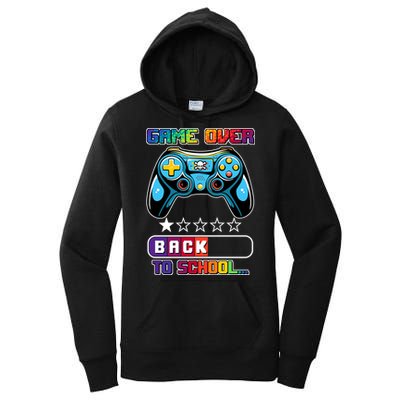 Game Over Back To School Gamer Women's Pullover Hoodie