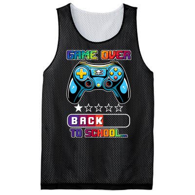 Game Over Back To School Gamer Mesh Reversible Basketball Jersey Tank