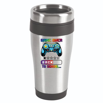Game Over Back To School Gamer 16oz Travel Tumbler