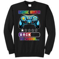 Game Over Back To School Gamer Tall Sweatshirt