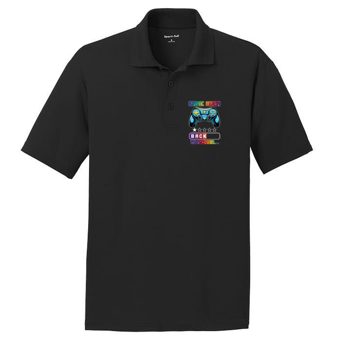 Game Over Back To School Gamer PosiCharge RacerMesh Polo