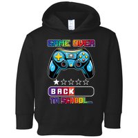 Game Over Back To School Gamer Toddler Hoodie