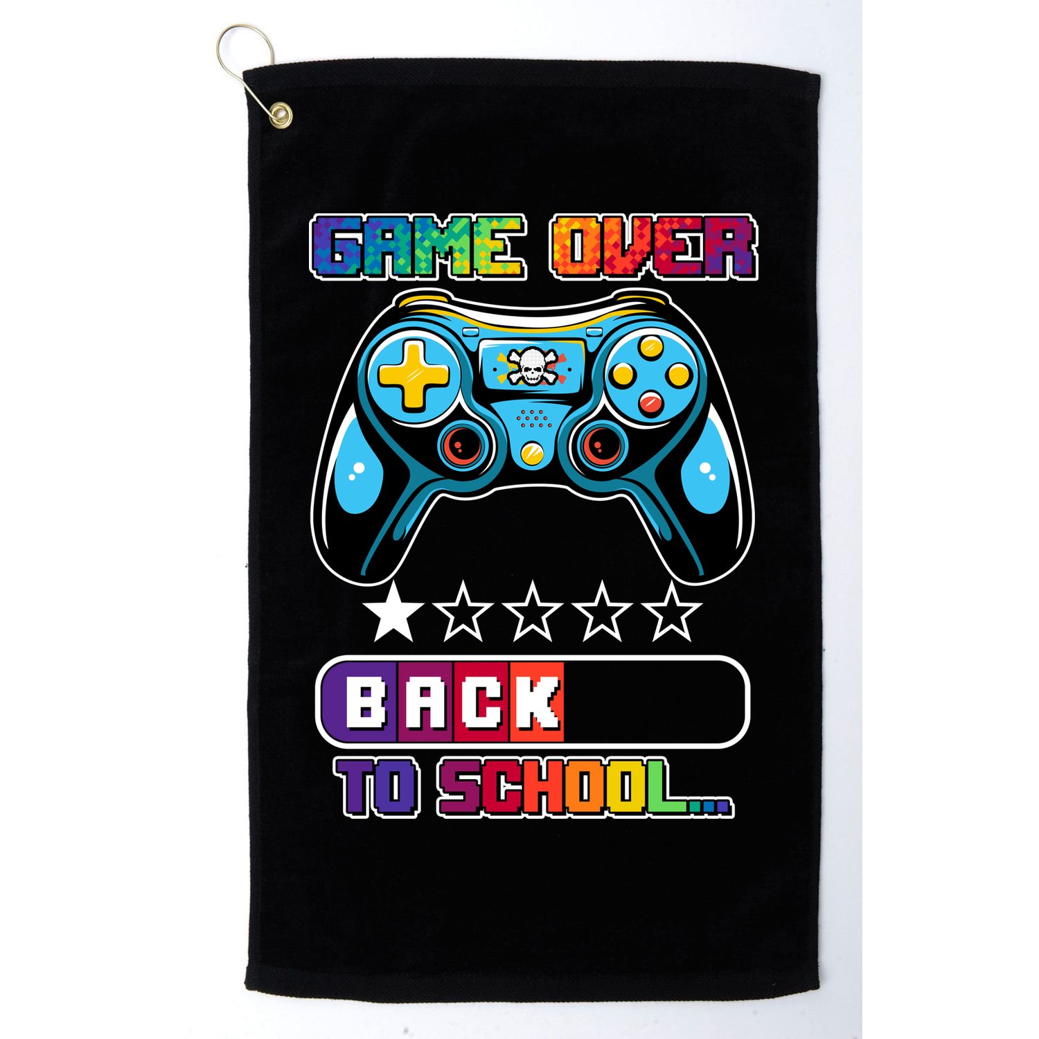 Game Over Back To School Gamer Golf Towel