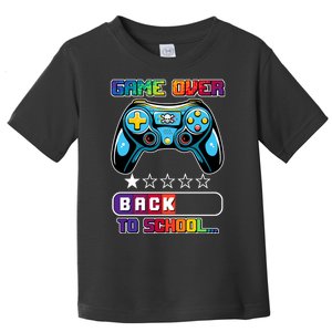 Game Over Back To School Gamer Toddler T-Shirt