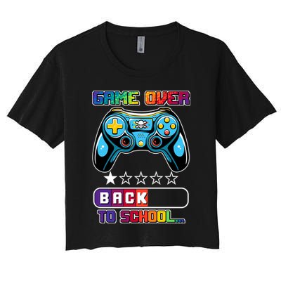 Game Over Back To School Gamer Crop Top