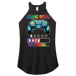 Game Over Back To School Gamer Women’s Perfect Tri Rocker Tank