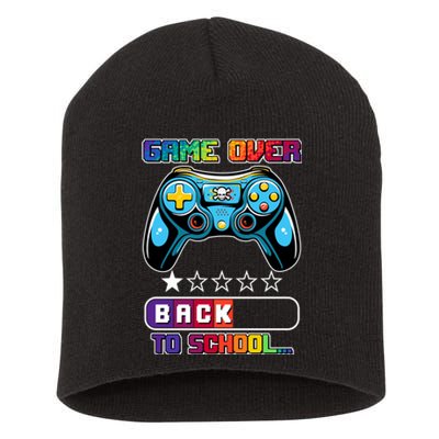 Game Over Back To School Gamer Short Acrylic Beanie