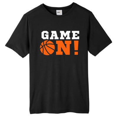 Game On! Basketball Ball Motivational Cool Top Tall Fusion ChromaSoft Performance T-Shirt