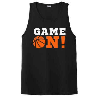 Game On! Basketball Ball Motivational Cool Top PosiCharge Competitor Tank