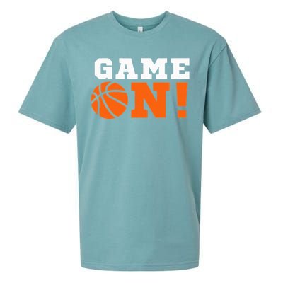 Game On! Basketball Ball Motivational Cool Top Sueded Cloud Jersey T-Shirt