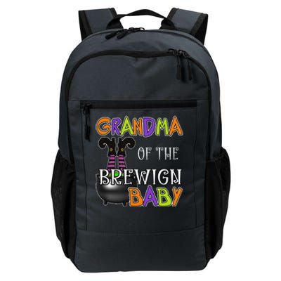 Grandma Of Brewing Baby Halloween Theme Baby Shower Spooky Daily Commute Backpack