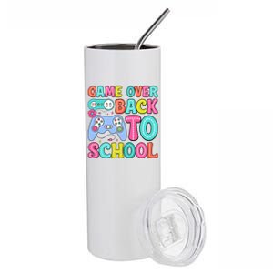 Game Over Back To School Stainless Steel Tumbler