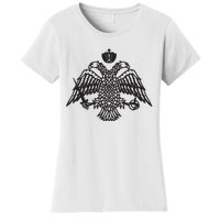 Greece Orthodox Byzantium Cross Nika Eagle Greek Big Chest Women's T-Shirt